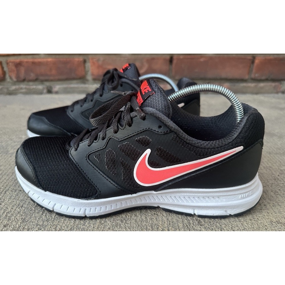 Nike Downshifter 6 Women Black Crimson Trainers Running Shoes Size 10#684765-002